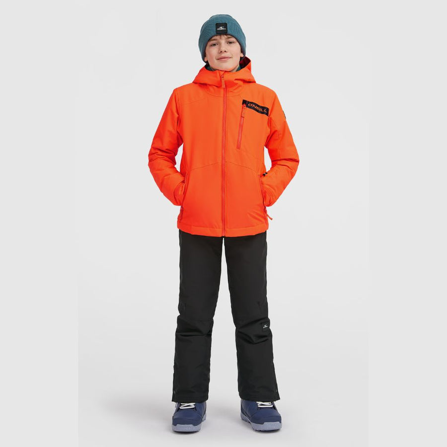 O'Neill Cruz Boys Snow Jacket - Tokyo Lights. Neon Kids Ski Jacket