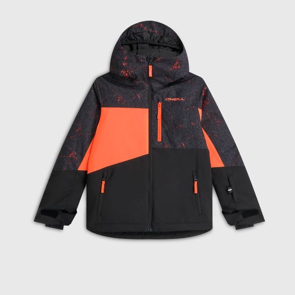 O'Neill Cruz Triple Boys Ski Jacket - Black Basalt