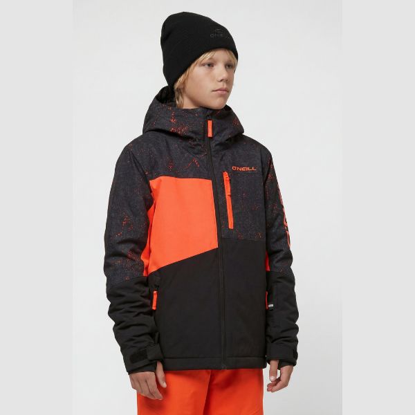 O'Neill Cruz Triple Boys Ski Jacket - Black Basalt