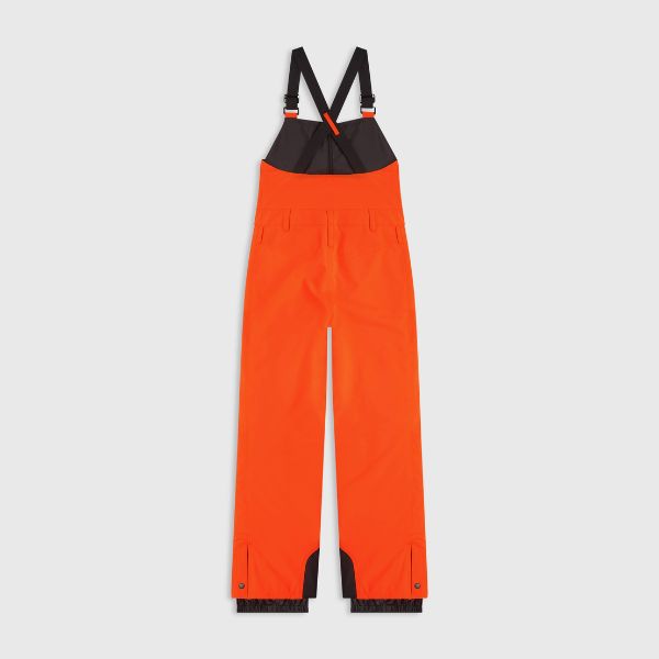 O'Neill Cruz Bib Snow Pants - Tokyo Lights. Neon orange kids bib ski pants