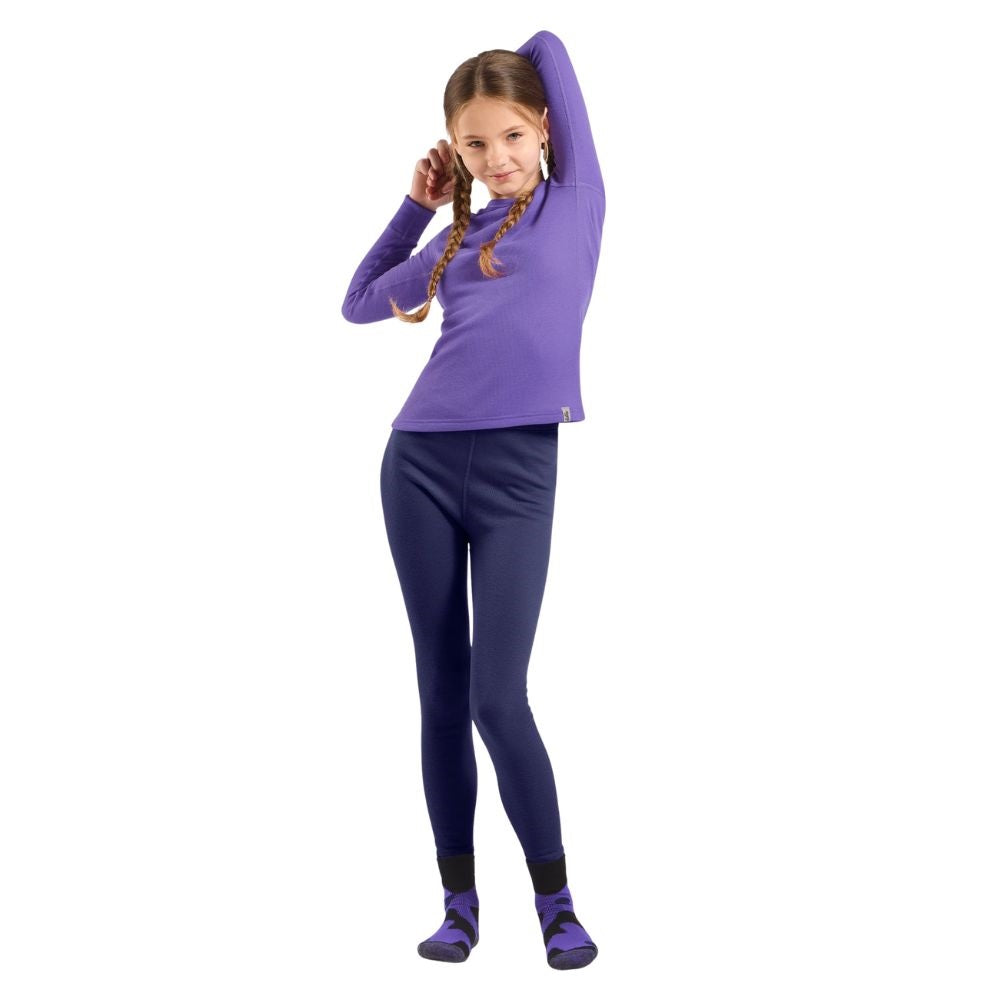 Odlo Active Warm Kids Thermal Pants, Skipper Blue