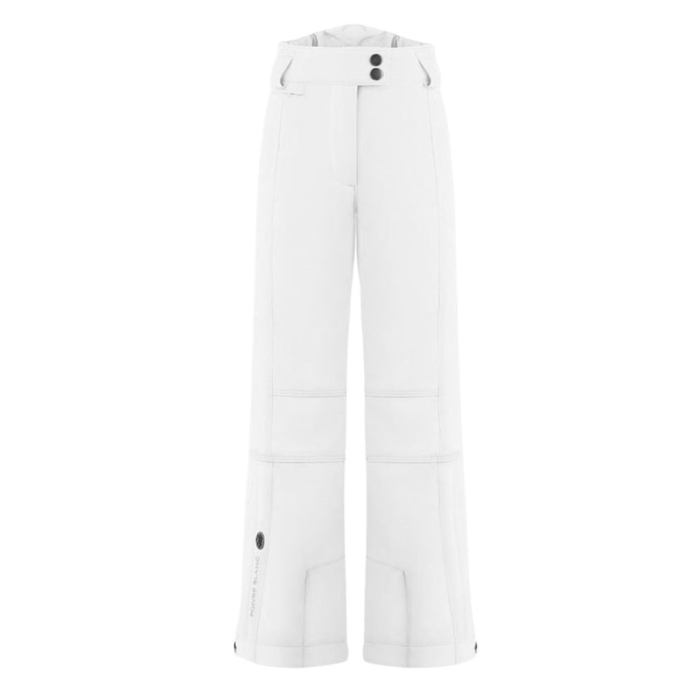 Poivre Blanc Girls Stretch Ski Pants - White 8-16 yrs