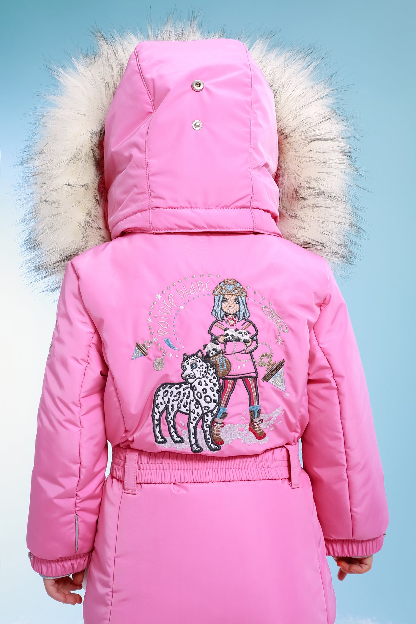 Poivre Blanc Girls Ski Jacket - White, Girls Ski Wear