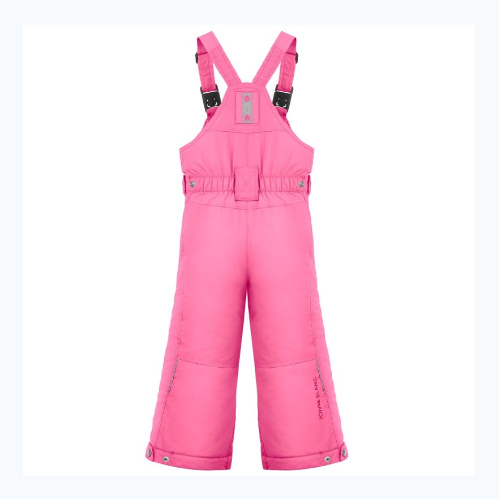 Poivre Blanc Girls Ski Bib Pants - Lolly Pink