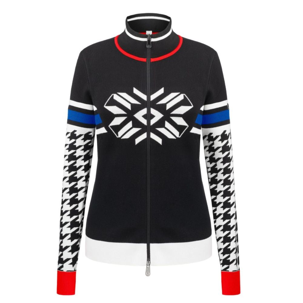 Poivre Blanc Womens Knitted Ski Jacket - Black