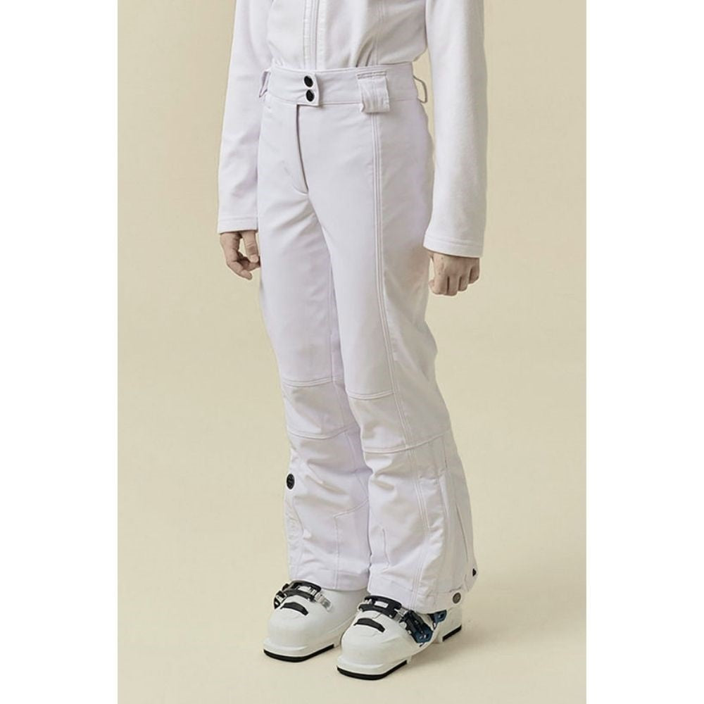 girls white ski pants