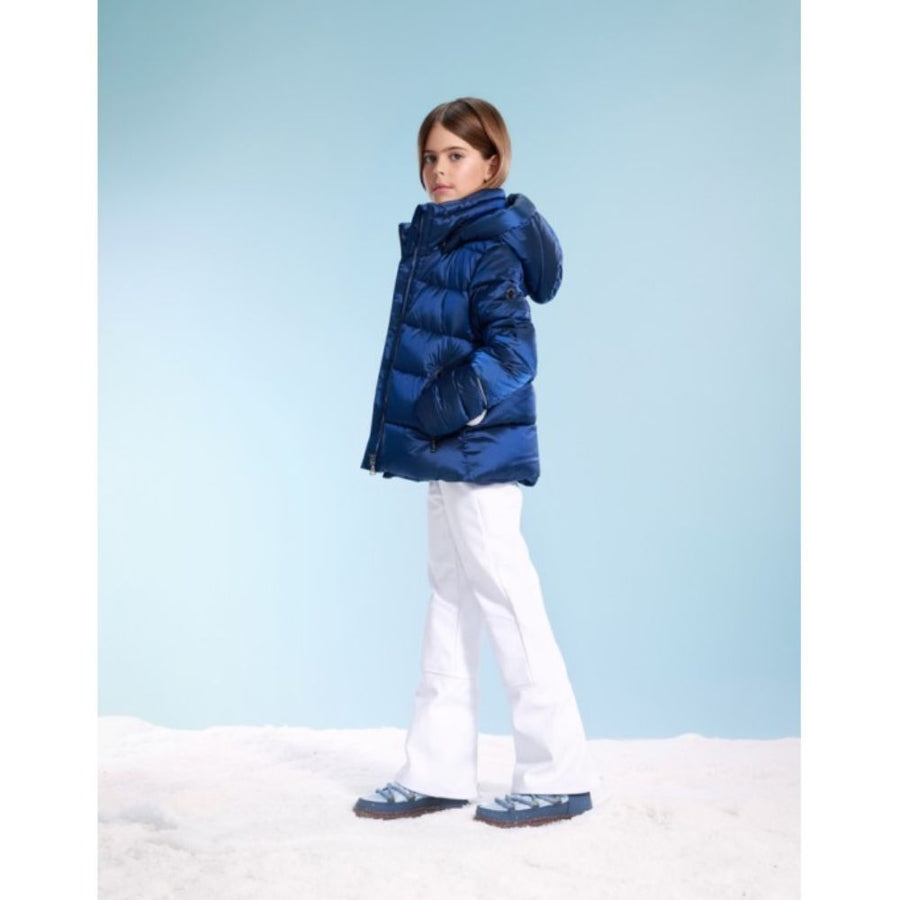 Poivre Blanc Girls Down Ski Jacket W23 - Infinity Blue 8-16 yrs
