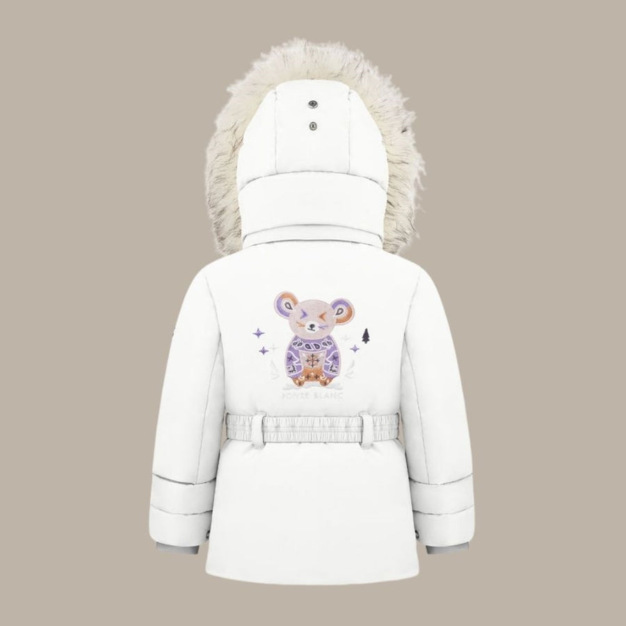Poivre Blanc Girls Ski Jacket - White