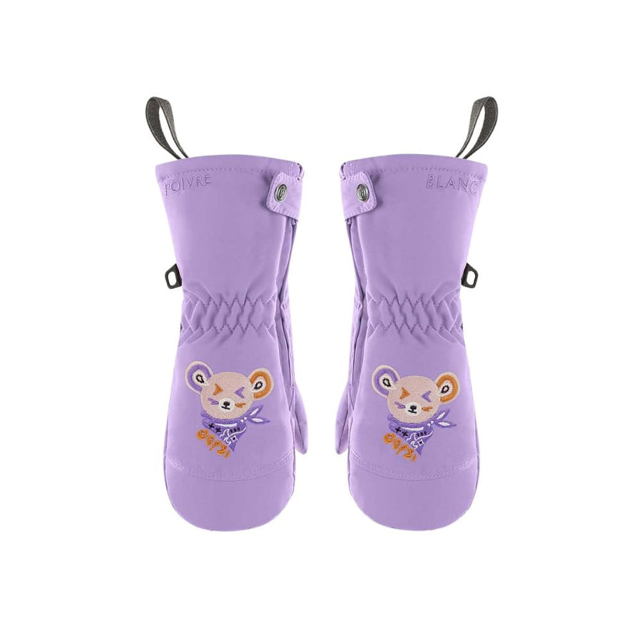 Poivre Blanc Girls Ski Mittens - Lavender