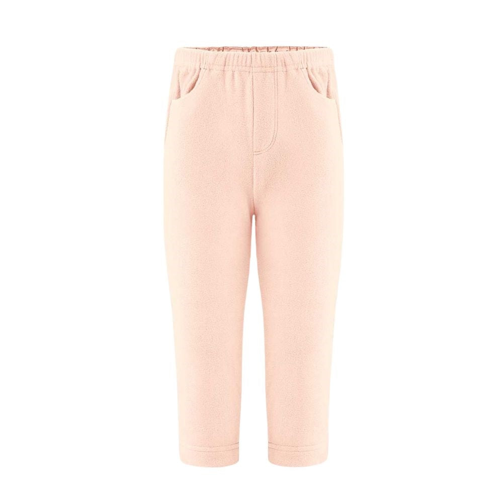 Poivre Blanc Girls Micro Fleece Pants - Baby Pink
