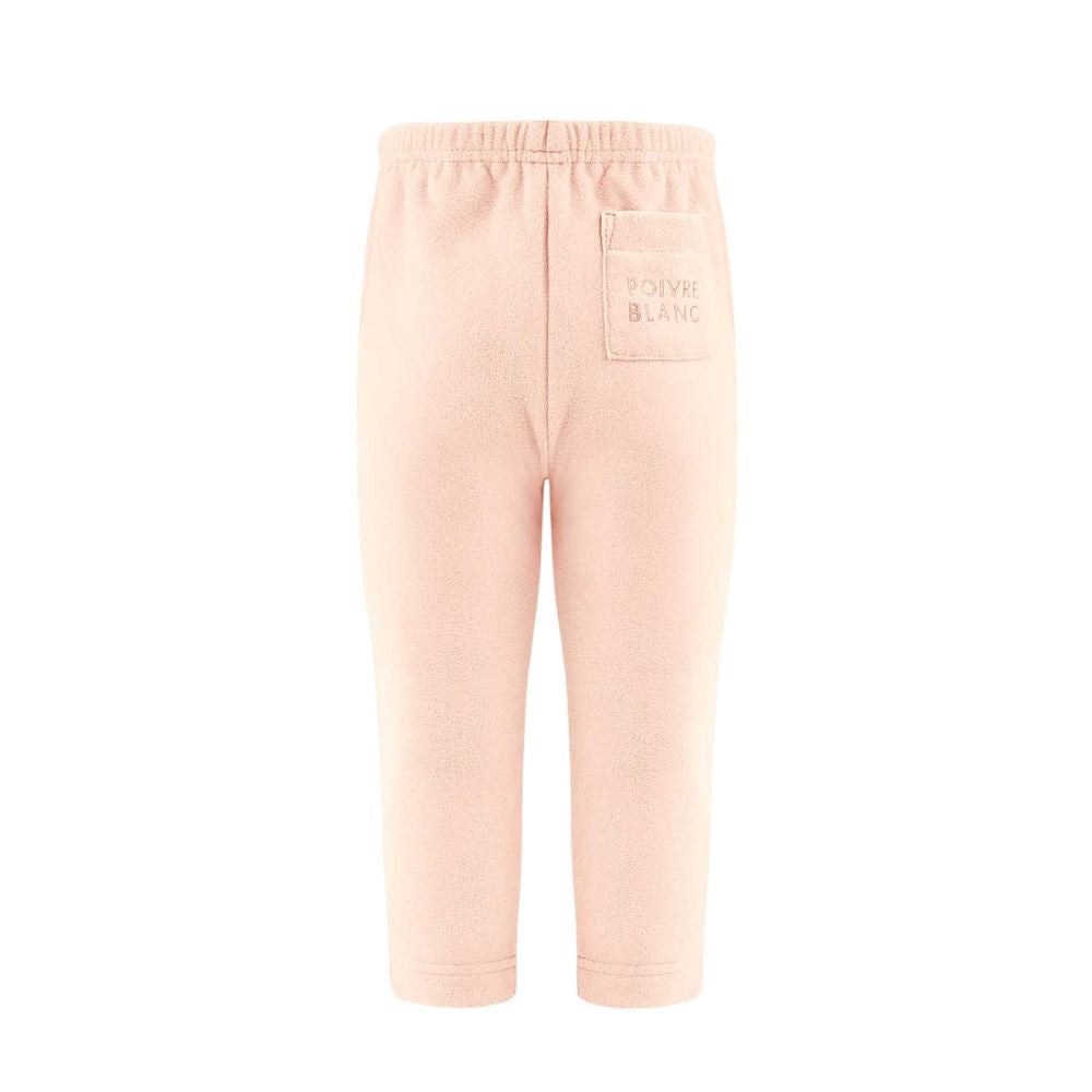 Poivre Blanc Girls Micro Fleece Pants - Baby Pink