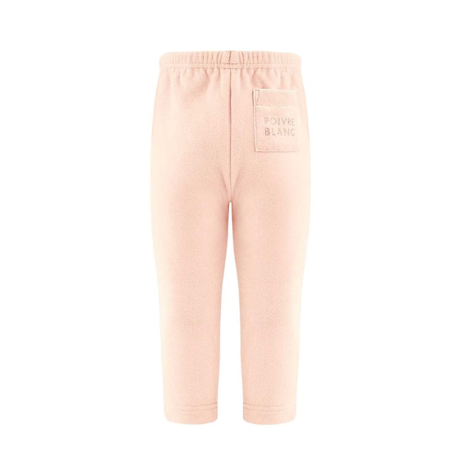 Poivre Blanc Girls Micro Fleece Pants - Baby Pink