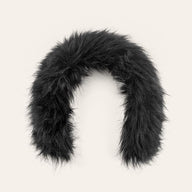 womens Poivre Blanc fur headband
