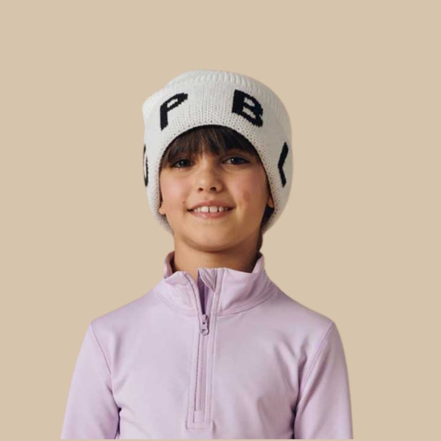 Poivre Blanc Junior Girls Knitted Ski Beanie 8-16 years
