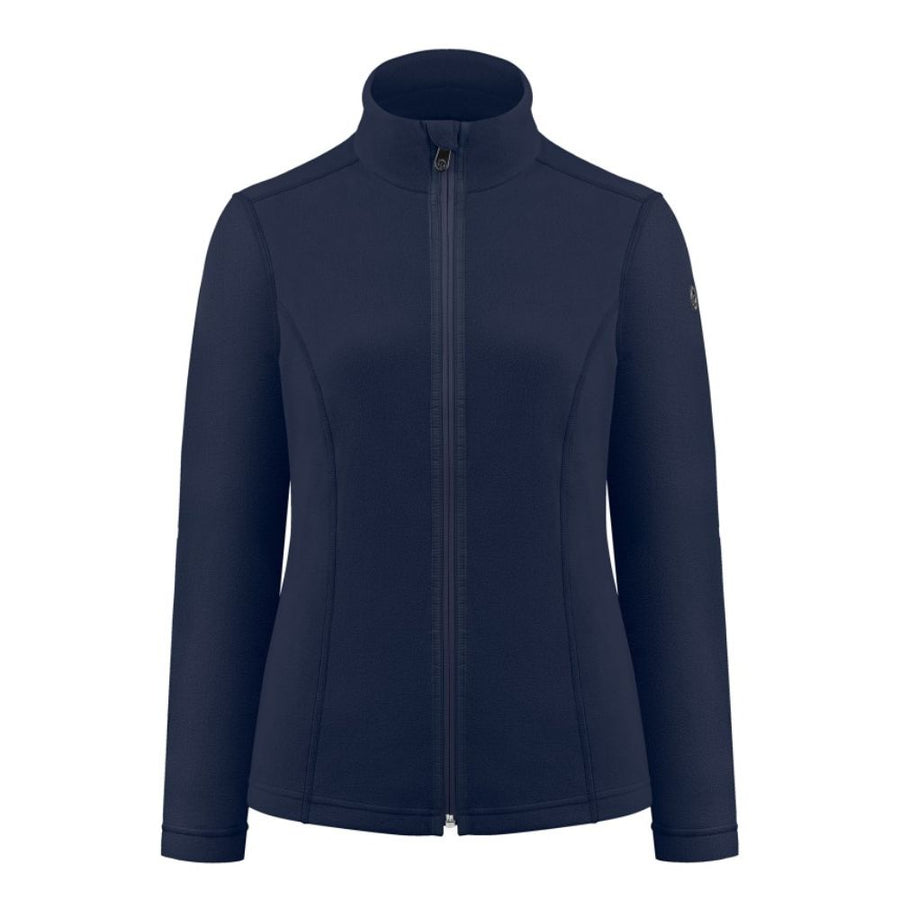 Poivre Blanc Womens Technical Base / Mid Layer Full Zip - Gothic Blue