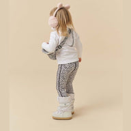Poivre Blanc Girls Base Layer Leggings - Jaguar Black 4-5 yrs