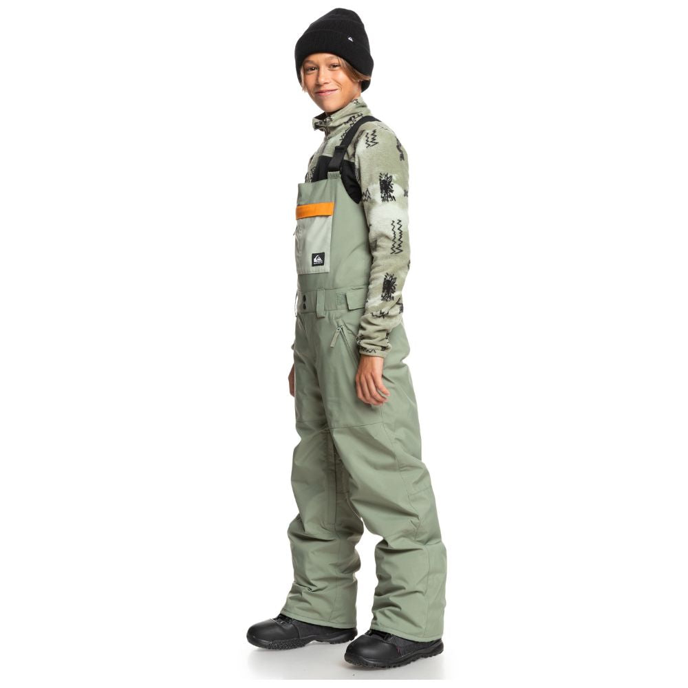 Quiksilver Mash Up Boys Ski Bib Pants | Boys Ski Pants · Little Skiers