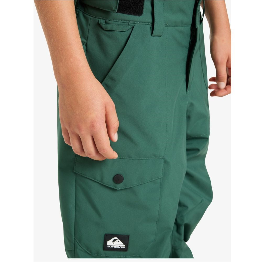 Quiksilver Utility Technical Boys Ski Pants - Trekking Green