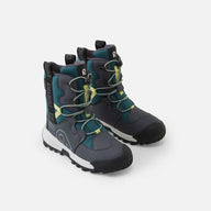 Arctic-Proof Waterproof Kids Snow Boots, Dark Teal - Reima Finlander