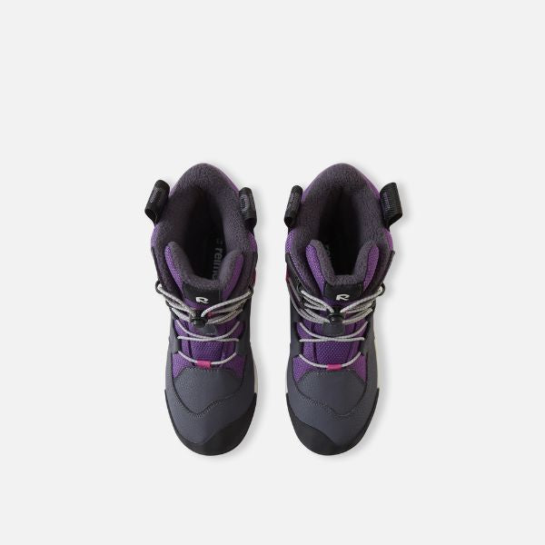 Arctic-Proof Waterproof Kids Snow Boots, Plum Purple - Reima Finlander