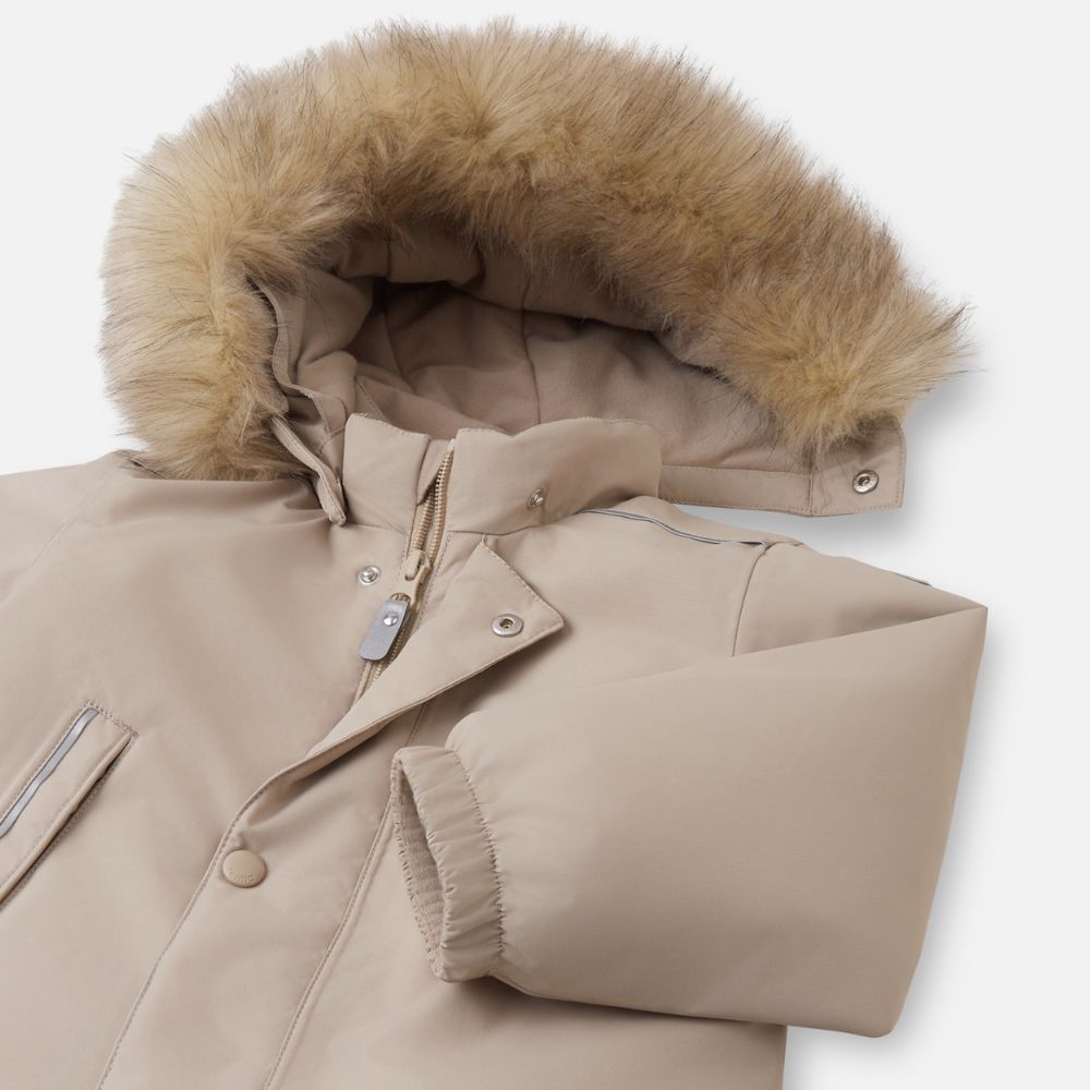 Reima Gotland Baby Snowsuit, Earthy Beige