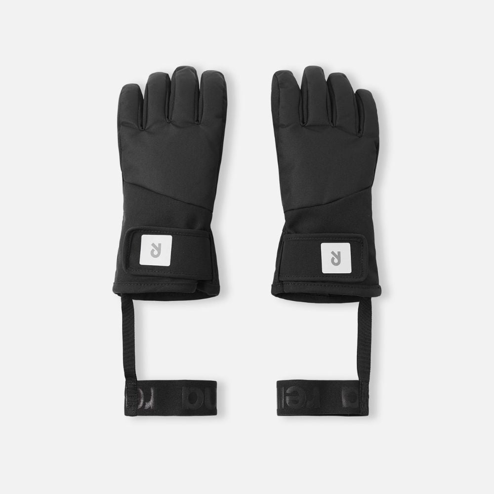 Reima Hanskas Kids Ski Gloves, Black