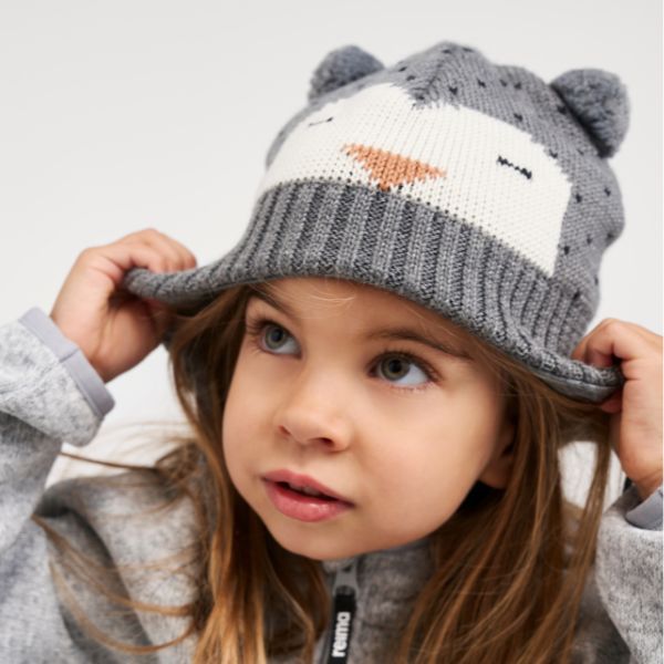Reima Ilmein Merino Kids Winter Hat - Grey