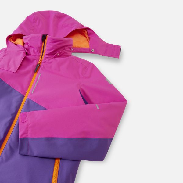 Reima Kaaranka Girls Ski Jacket, Plum Purple