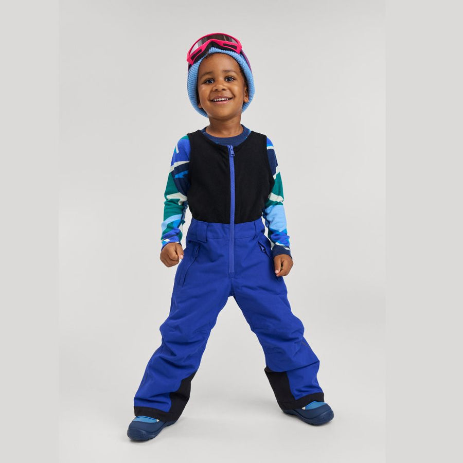Reima Alppi Fleece Bib Kids Ski Pants, Twilight Blue