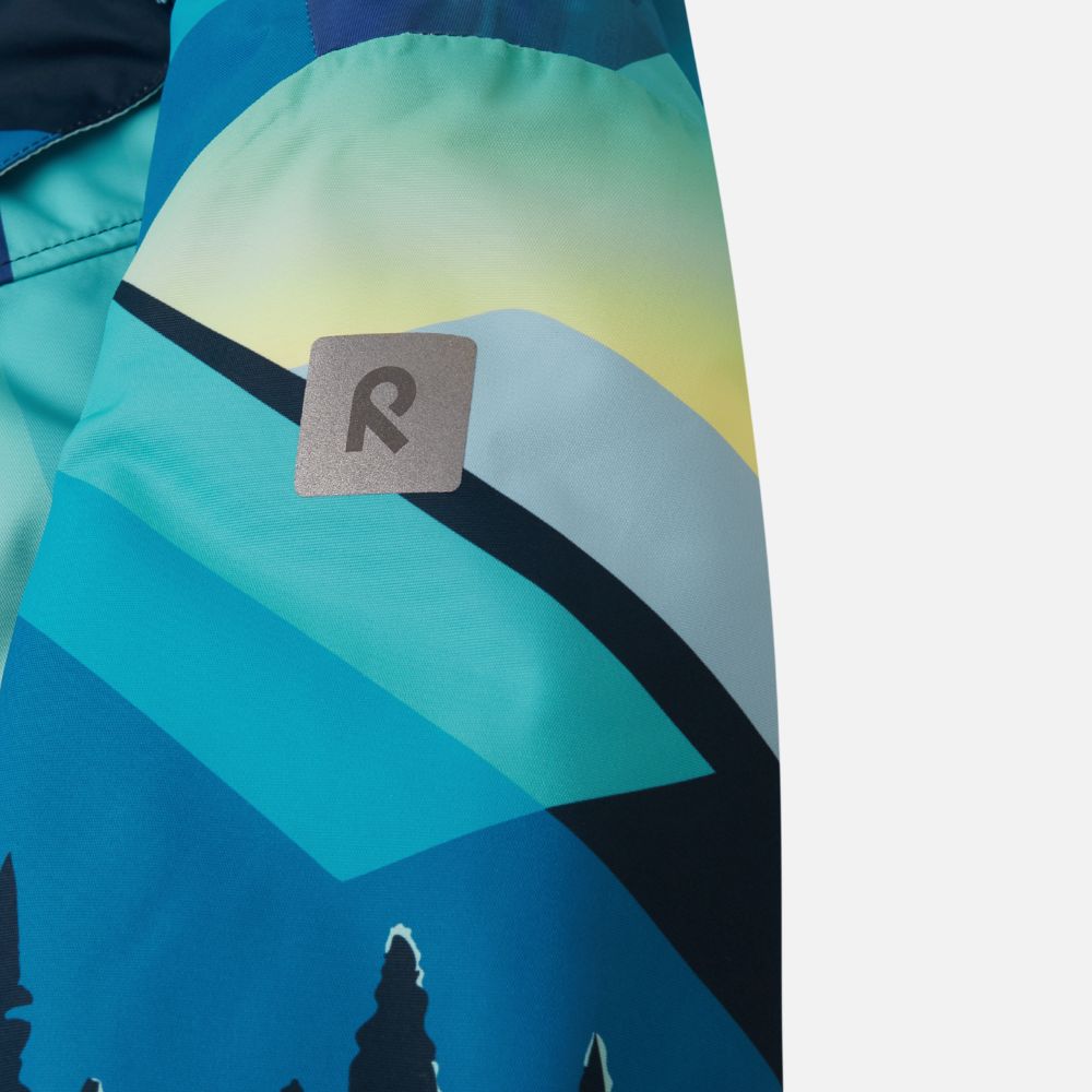 Reima Kairala Boys Ski Jacket, Bright Blue