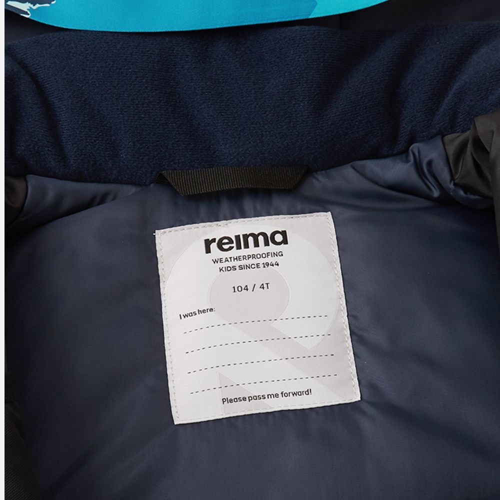 Reima Kairala Boys Ski Jacket, Bright Blue