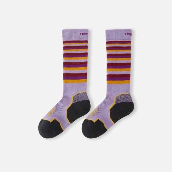 Reima Striped Kids Ski Socks, Suksille