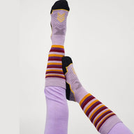 Reima Striped Kids Ski Socks, Suksille