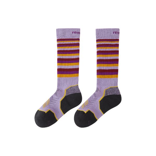 Reima Striped Kids Ski Socks, Suksille