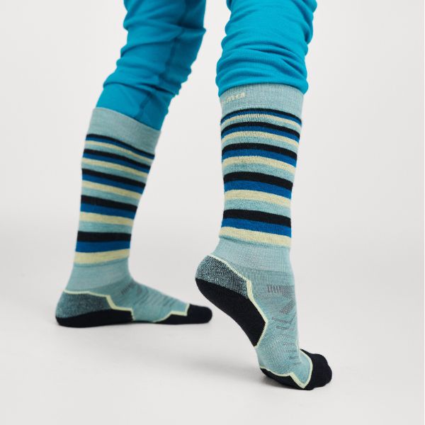 Reima Striped Kids Ski Socks, Suksille