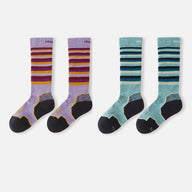 Reima Striped Kids Ski Socks, Suksille