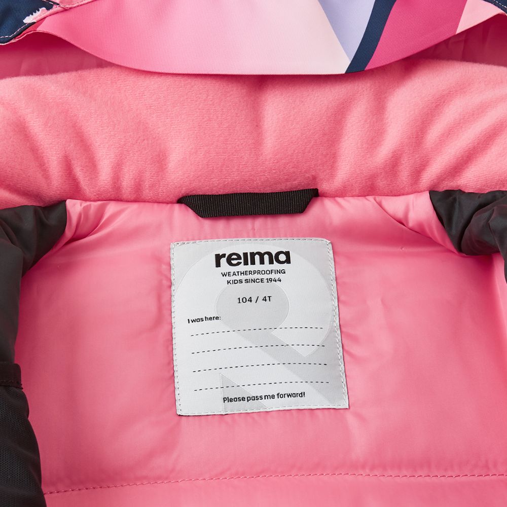 Reima Kiiruna Girls Ski Jacket, Soft Coral 