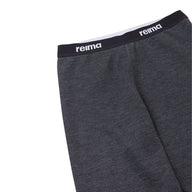 Reima Lani Thermal Base Layer Set, Black Melange, Kids Thermals, Little Skiers