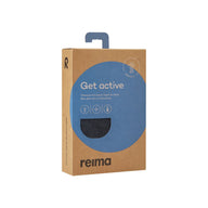 Reima Lani Thermal Base Layer Set, Black Melange, Kids Thermals, Little Skiers