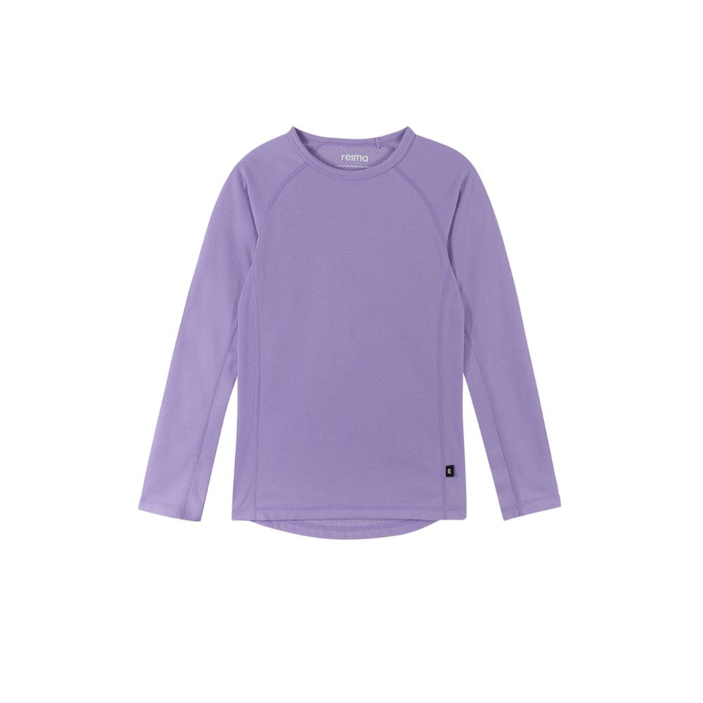 Reima Lani Thermal Base Layer Set, Blooming Lilac, Kids Thermals, Little Skiers