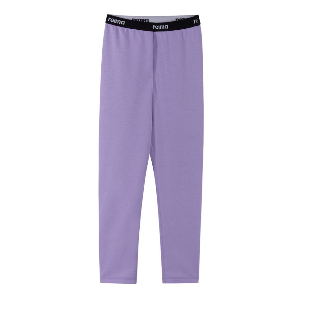 Reima Lani Thermal Base Layer Set, Blooming Lilac, Kids Thermals, Little Skiers
