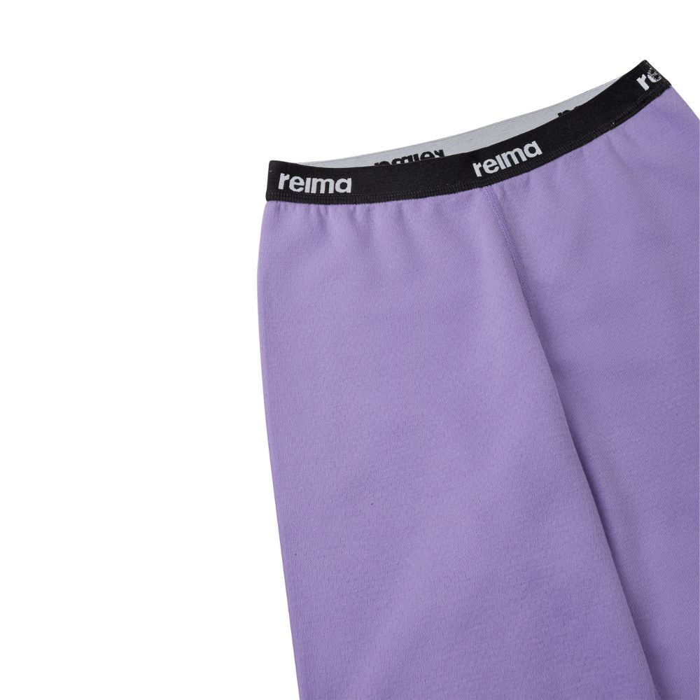 Reima Lani Thermal Base Layer Set, Blooming Lilac, Kids Thermals, Little Skiers