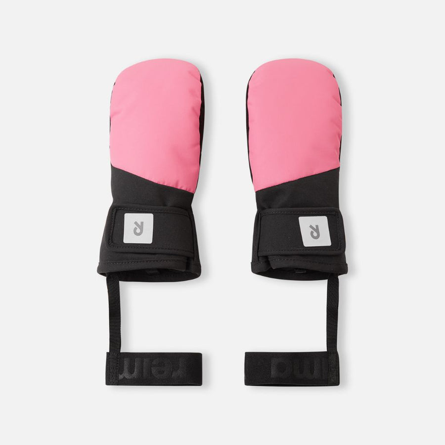 Reima Lapases Kids Ski Mittens, Soft Coral