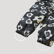 Toddler Snowsuit - Reima Lappi Waterproof Snowsuit, Black Flower.  Perfect for Lapland and Skiing Holidays