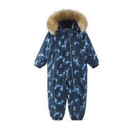Toddler Snowsuit - Reima Lappi Waterproof Snowsuit, Navy