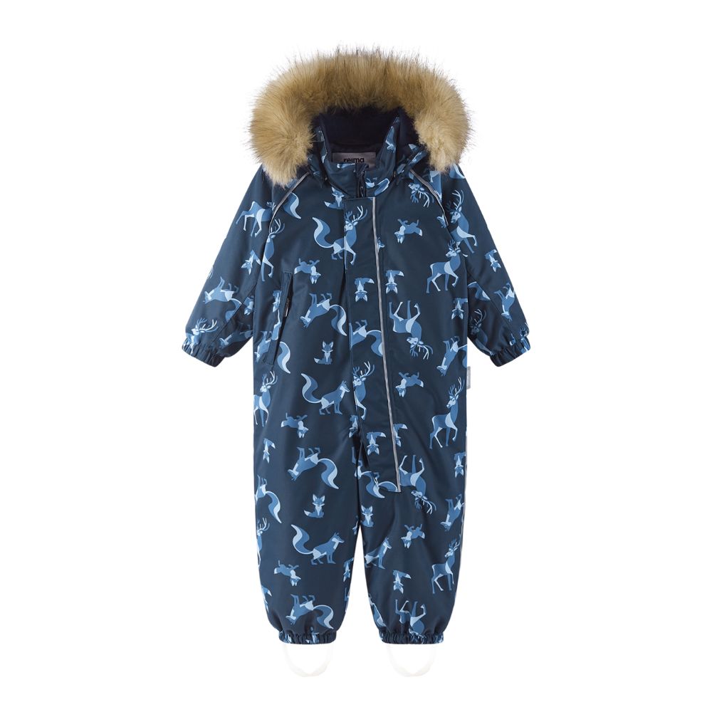 Toddler Snowsuit - Reima Lappi Waterproof Snowsuit, Navy