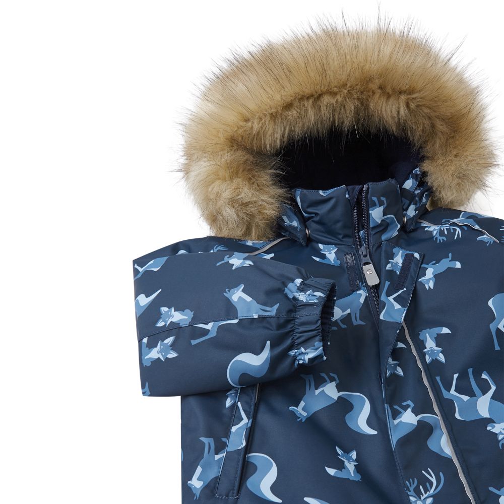 Toddler Snowsuit - Reima Lappi Waterproof Snowsuit, Navy