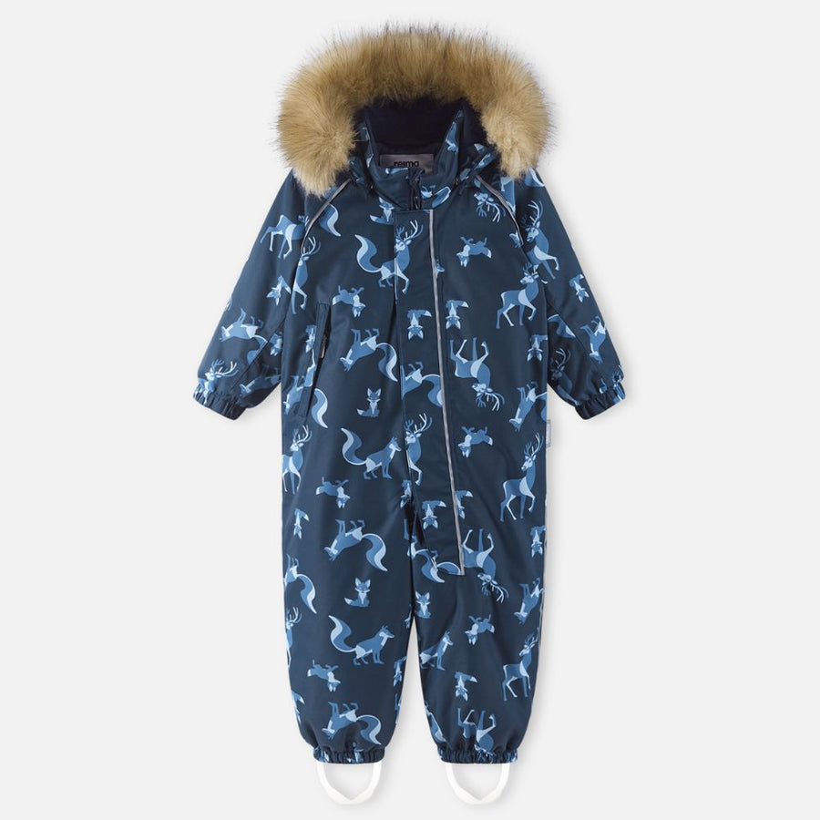 Toddler Snowsuit - Reima Lappi Waterproof Snowsuit, Navy