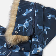 Toddler Snowsuit - Reima Lappi Waterproof Snowsuit, Navy