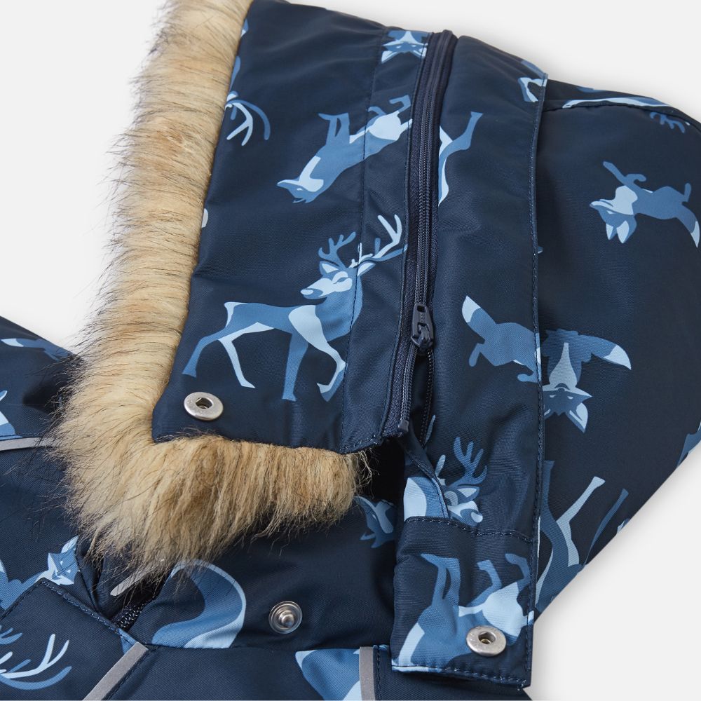 Toddler Snowsuit - Reima Lappi Waterproof Snowsuit, Navy